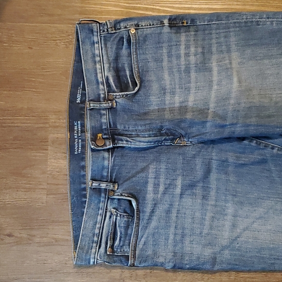 Banana Republic Traveler Men's Jeans 34x32 (Actual 36x31) Blue Denim Slim Fit - Picture 4 of 15